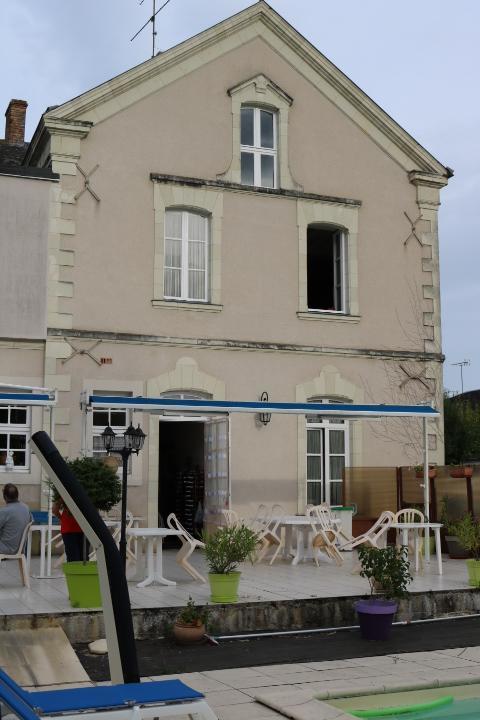 Hotel Logis Le Port Saint Aubin Morannes sur Sarthe-Daumeray Exterior foto